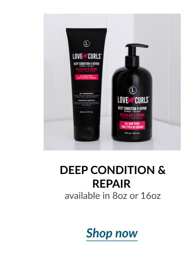 Deep Condition & Repair available in 8oz or 16oz